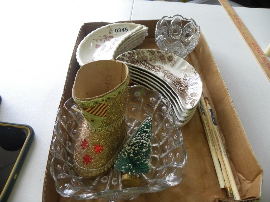Vintage Christmas Boot and other collectibles