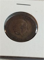 1932 half penny GEORGIVS