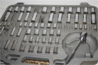 Tray of Channel Lock Vanadium Sockets and Ratchet