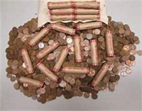 Unsearched Roll of Wheat Cents from LUSK WYOMING