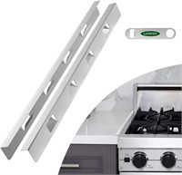 Stove Gap Covers Stainless Steel 1 Pair