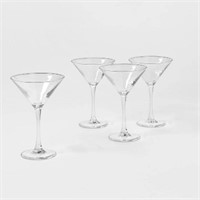 7.6oz 4pk Modern Martini Glasses - Threshold