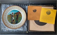 Winslow Homer Gloucester Farm plate