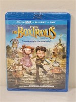 NEW "THE BOX TROLLS" BLU-RAY 3D, BLU-RAY & DVD