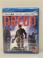 NEW "DREDD" BLU-RAY 3D, BLU-RAY & DIGITAL COPY