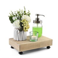 GBtroo Premium Wooden Sink Riser - Non-Slip Bathro