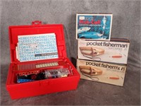 Erector Set & FIshing Items