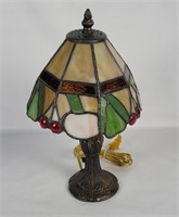 Tiffany Style 13" Metal Table Lamp