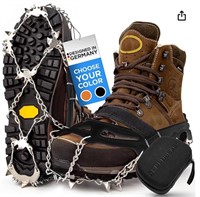Premium Crampons for Mountain Boots with 19 Spikes