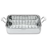 CUISINART STAINLESS 16" ROASTING PAN WITH RACK