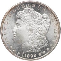 $1 1892-CC PCGS MS65+