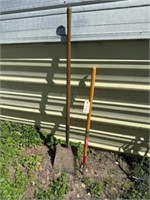 Square shovel & dandelion tool