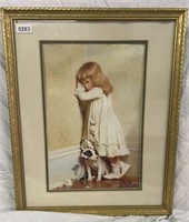 'In Disgrace' by Charles Barber Framed Print
