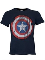 Men's Avengers Captain America T-Shirt, XXL