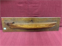 Pine Canoe on Board, Northern USA Origin 9 x 34