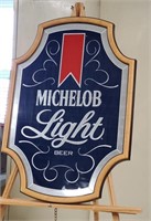 Michelob Light Mirrored Beer Sign