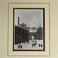 Print by GW. Birks Framed & Matted with Glass