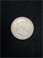 1963 D  Benjamin Franklin Half Dollar