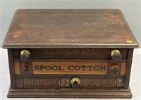 Spool Cabinet  Antique Store Countertop