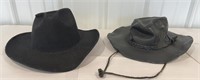 2 black hats - Pigalle and Bullhide