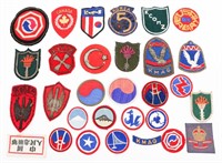 KOREAN WAR WORLD SHOULDER PATCHES