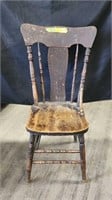 Vintage wooden Chair - 30" tall.