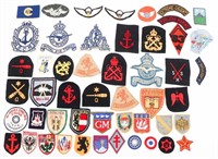 WWII - COLD WAR WORLD MILITARY & SOUVENIR PATCHES