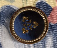 Victorian Celluloid Picture Button