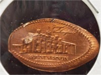Mount Vernon smashed Penny token