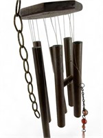 VTG. Wood & Metal Outdoor Hanging Wind Chime