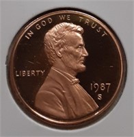 PROOF LINCOLN CENT-1987-S