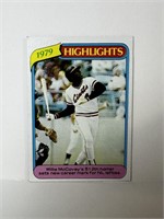 1980 Topps Hof Willie Mccovey Card