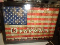 12" X 17" METAL SIGN - FARMALL FLAG