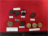 MIXED LOT OF WWI ERA BUTTONS