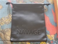 Navage Black Drawstring Bag