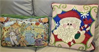 2 Holiday Pillows