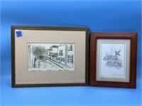 2 - Framed Drawings
