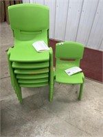 Set of 7 flash furniture kids plastic chairs