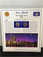 New York Quarter & Stamp Collection