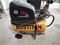 Bostitch air compressor - powers on, 1.5 HP,