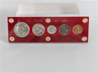 1964 U.S Proof Coin Set - 5 Coins
