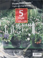5 Pack 5 Gallon Planter Bags