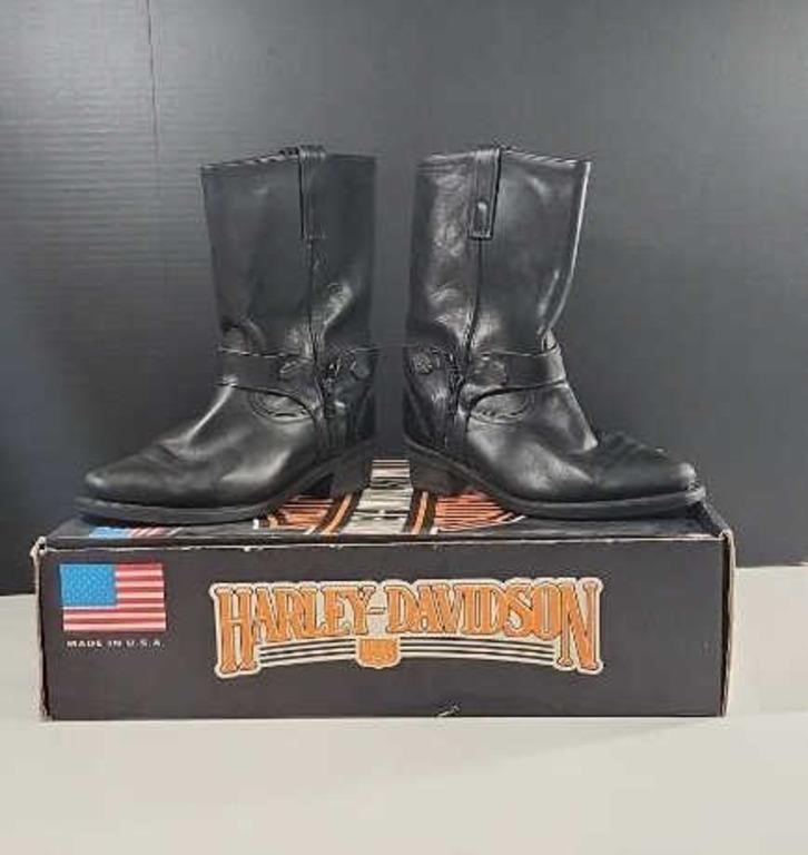 Harley Davidson 1980's Women's Leather boots with