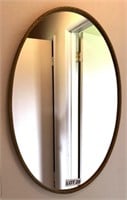Oval Wall Mirror w/ Plastic Frame