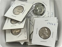 $4.75 in 90% Silver Quarters incl. Barber