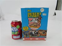 Desert Storm, boite de cartes neuve Topps 1991