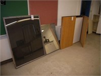 Oak white board with 2 bulletin boards from a