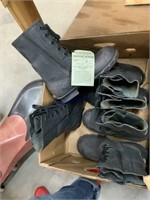 Four pairs of new insulated cold weather boots