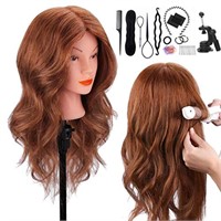 Mannequin Head with 100% Human Hair, TopDirect 18"