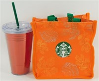 New Starbucks Tumbler & Bag